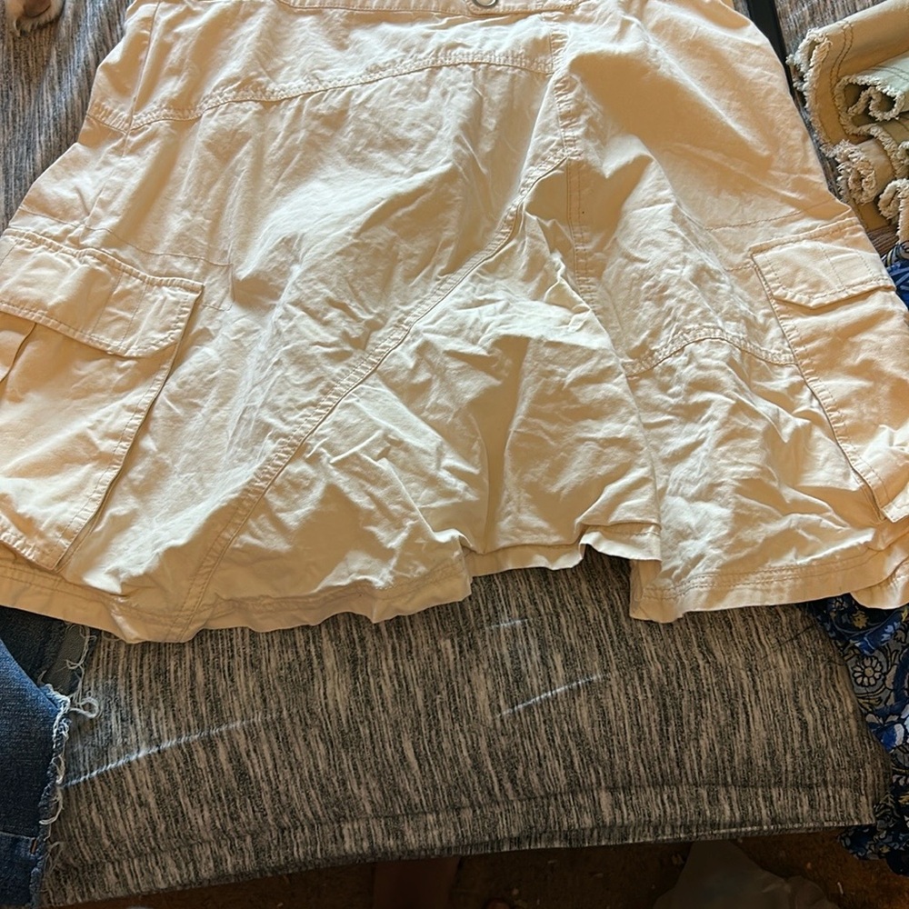 Faded Glory Cream Skirt
